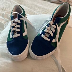 Vans Kids Sneakers - Green and Navy
